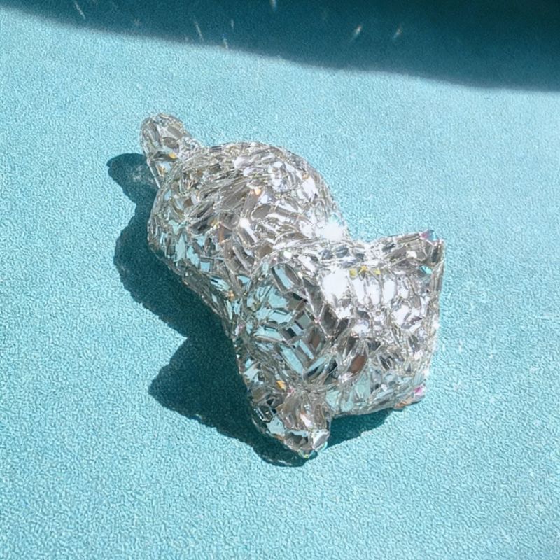 Handmade Diamond Cute Kitten Pendant Resin Mold