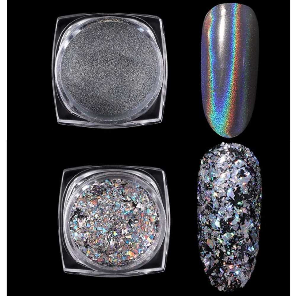 Polvo camaleónico láser para resina epoxi, pintura, joyería y esmalte de uñas.