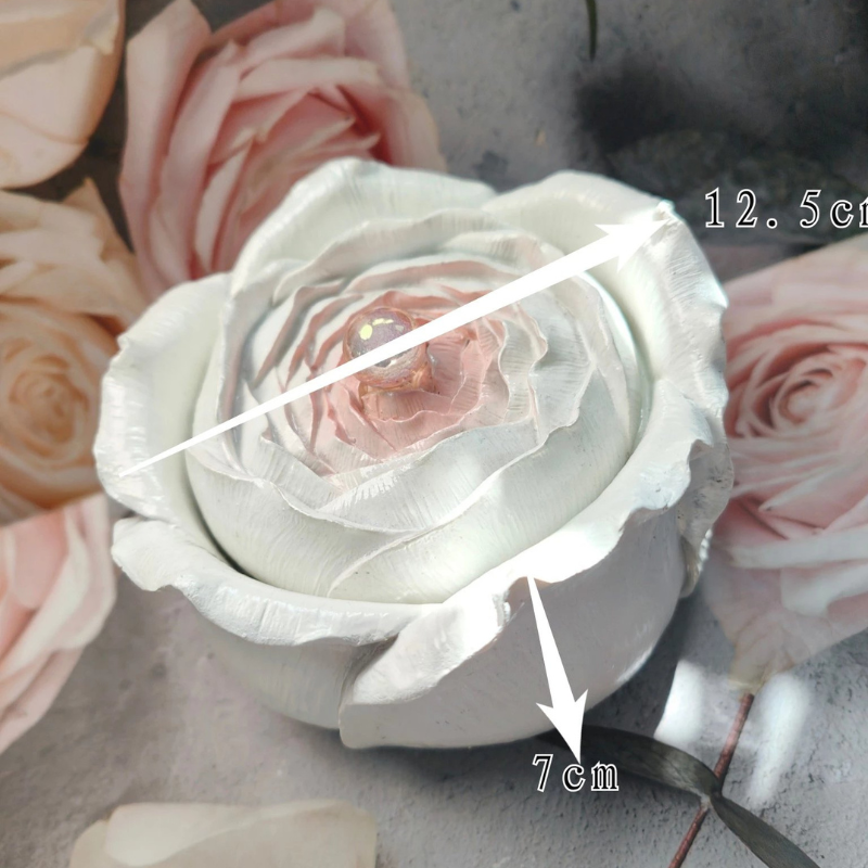 Handmade Extra Large Capacity Rose Storage Box Resin Mold