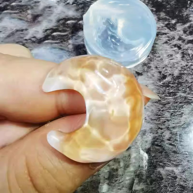 Molde de resina para accesorio de ondas de agua lunares hecho a mano