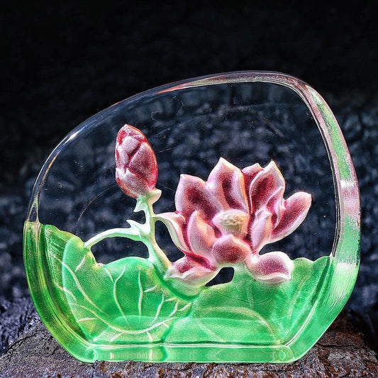Large Size Lotus Flower Ornament Resin Mold