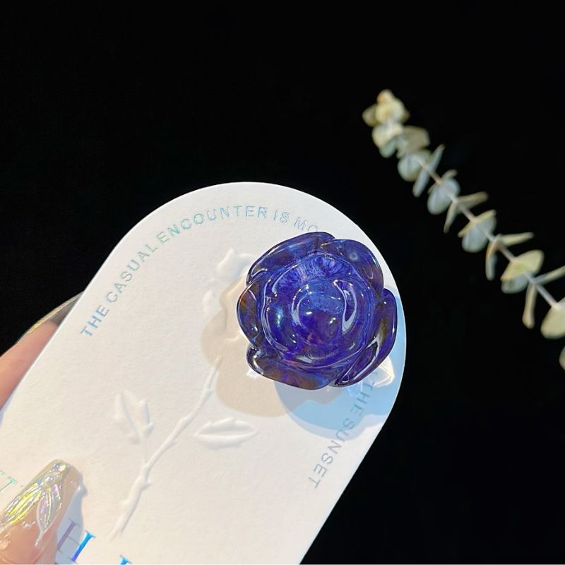 Handmade Water Ripple 3D Rose Ornament Resin Mold