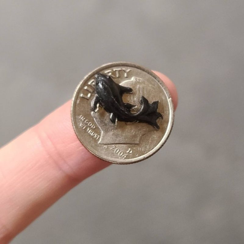 Molde de silicona de 4 cavidades para peces koi en miniatura