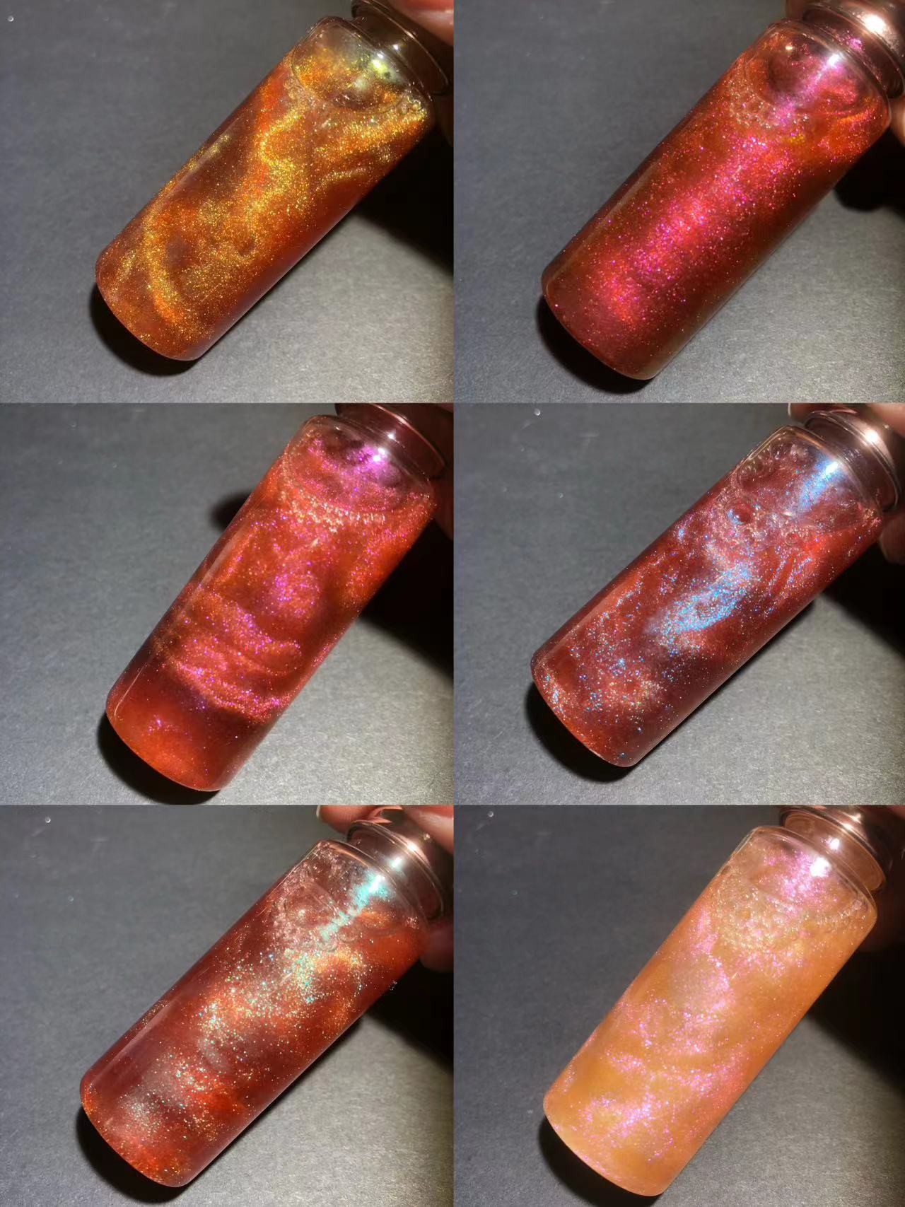 Non-sinking Flame Chameleon Powder for Resin