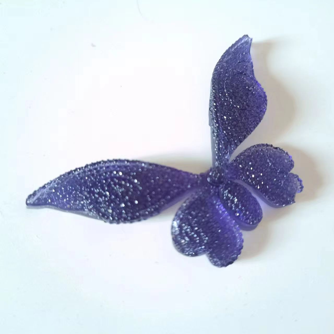 Molde de adorno de mariposa de diamante hecho a mano