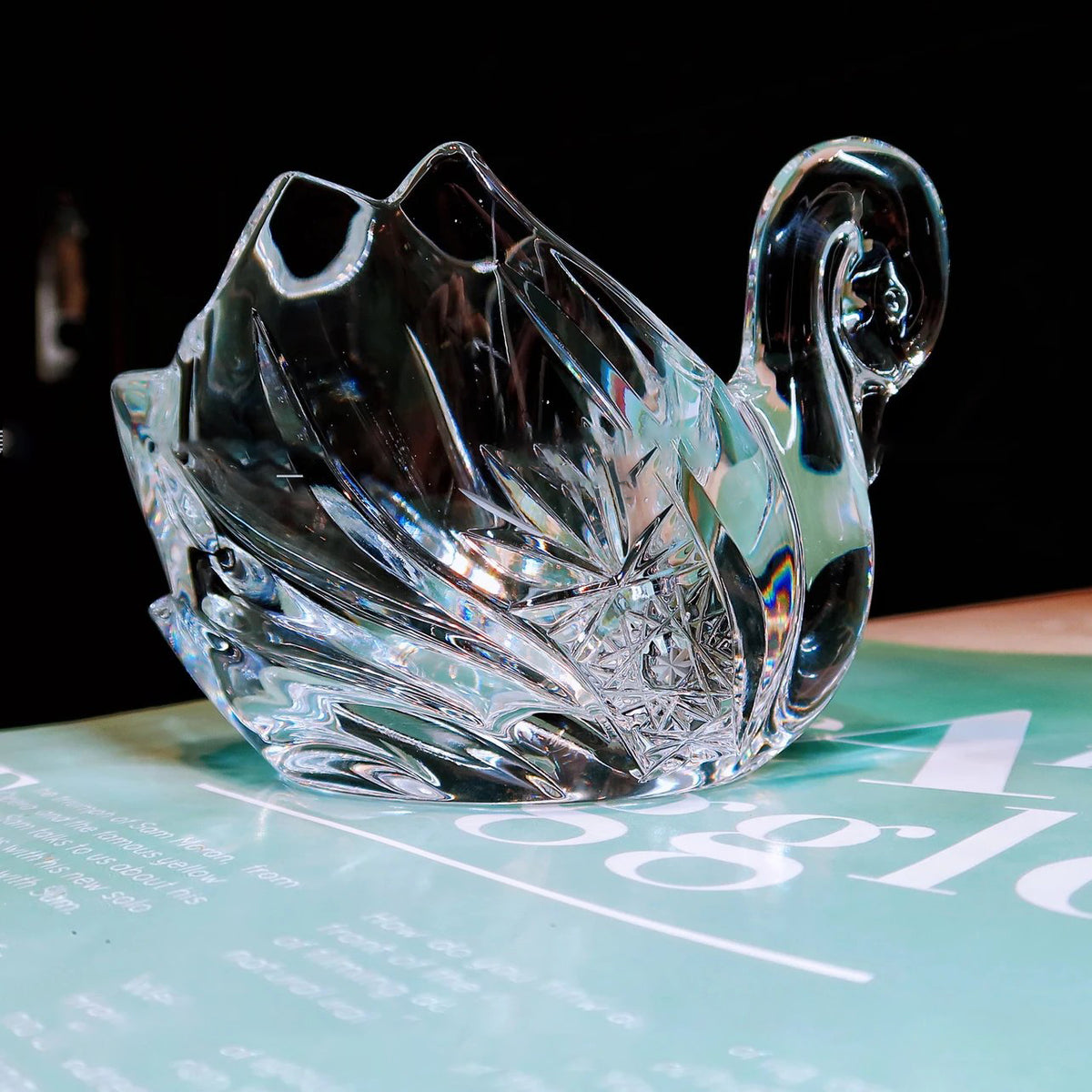 Handmade Crystal Swan Storage Ornament Resin Molds