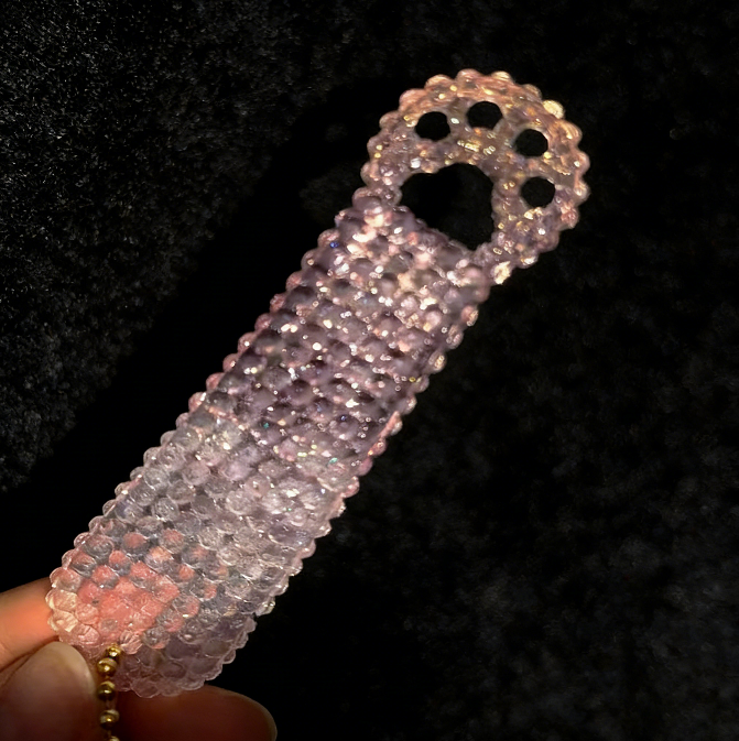 Handmade Diamond Cat Paw Bookmark Resin Mold