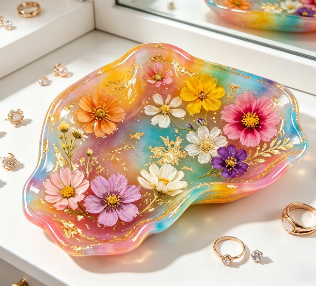 Large Irregular Storage Tray Resin Mold