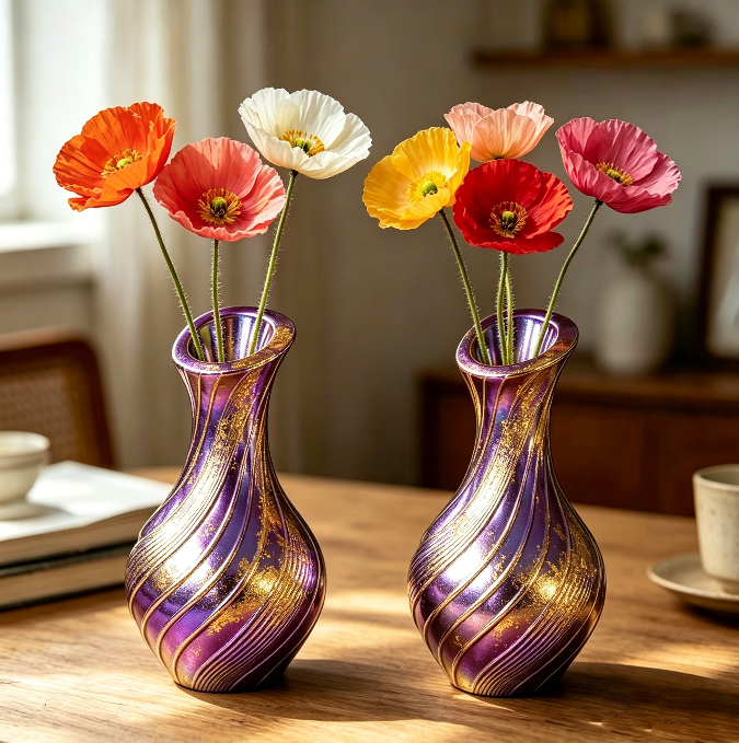 Twisted Sculptural Vase Resin Mold