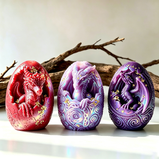 Dragon Egg Figurine Resin Mold