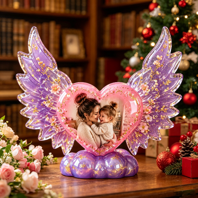 Heart Wings & Star Moon Frame Resin Mold