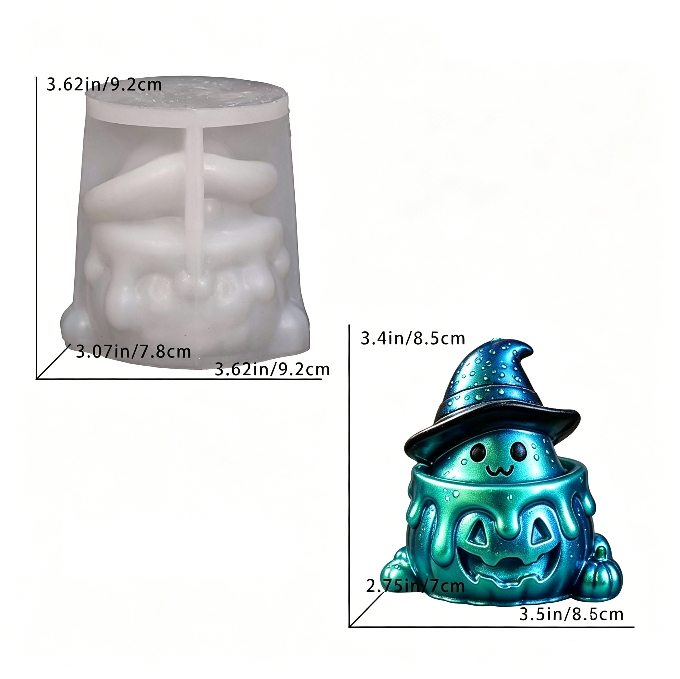 Cute Pumpkin Ornament Resin Mold