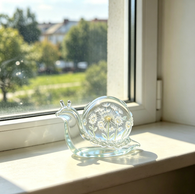 Molde de resina para adorno de bola de caracol con forma de margarita y gota de lluvia hecho a mano