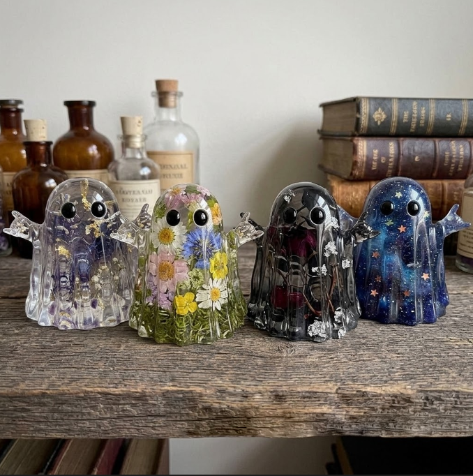Rock Hand Ghost Figurine Resin Mold