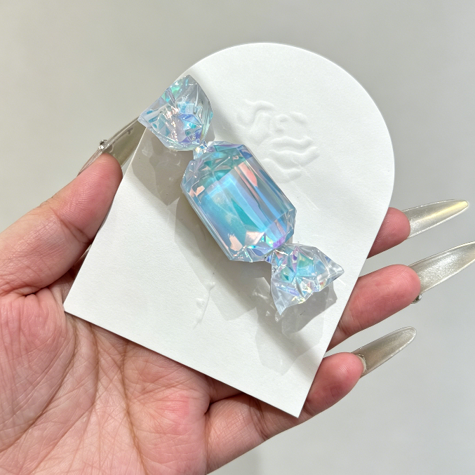 Handmade Diamond-Cut Candy Decorative Figurine Resin Mold