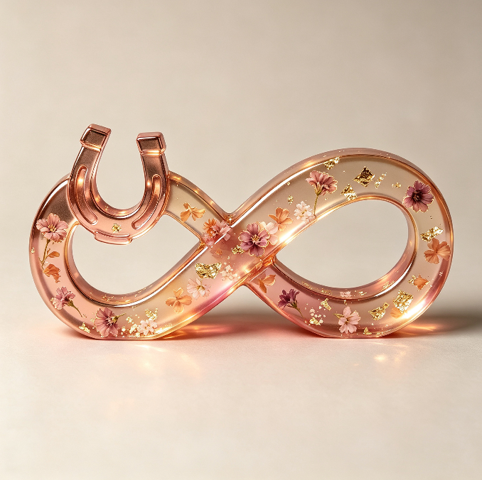 Horseshoe Infinity Figurine Resin Mold