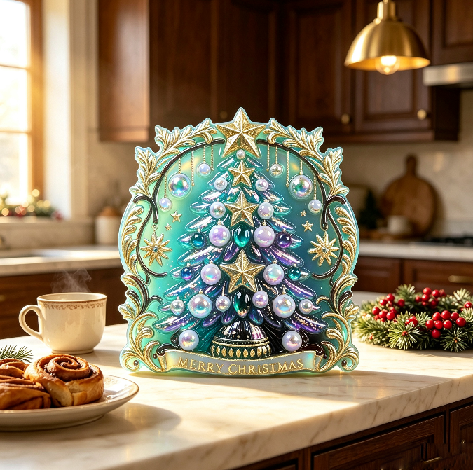 Christmas Tree Wall Hanging Resin Mold