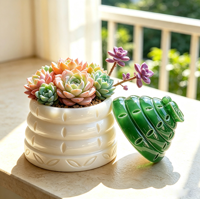 Bee Tower-Shaped Storage Jar Resin Mold
