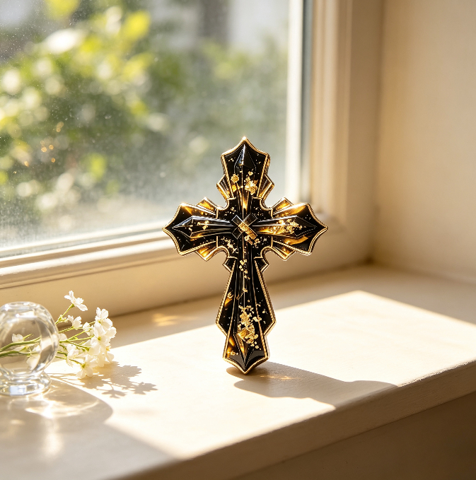 Cross Figurine Resin Mold