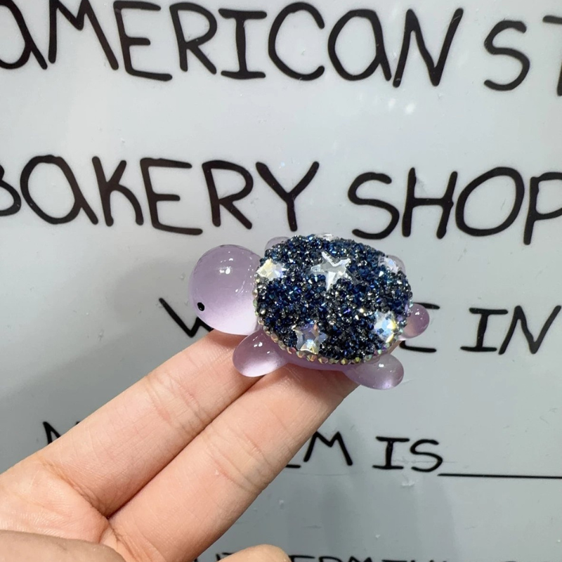 Handmade Diamond Star Turtle Ornament Resin Mold