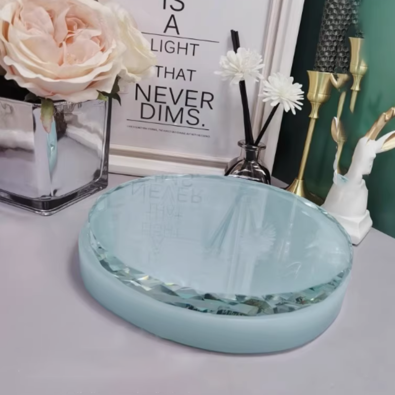 Handmade Crystal Faceted Stand Ornament Resin Molds