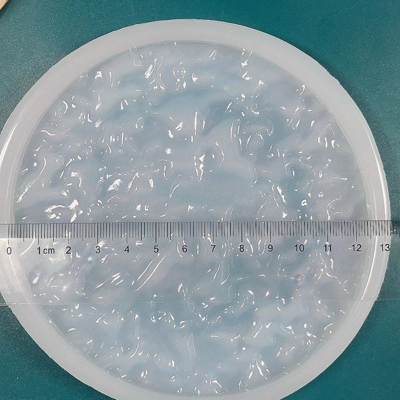 Handmade Round Water Ripple Coasters Resin Mold