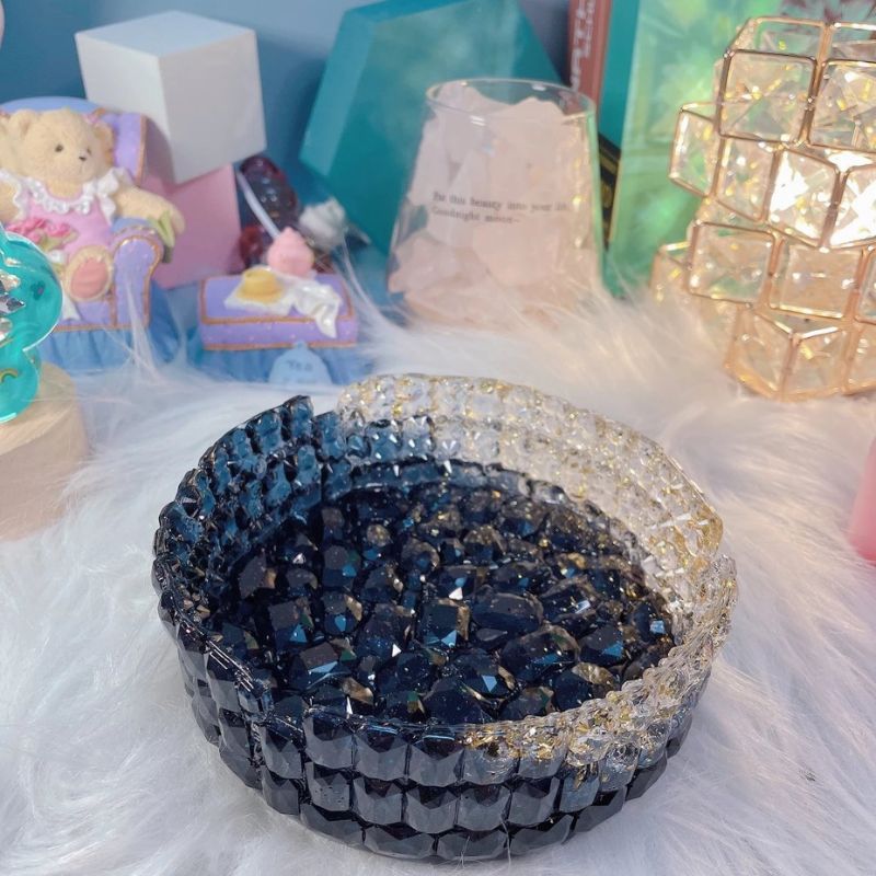 Handmade Diamond Ashtray Storage Resin Mold