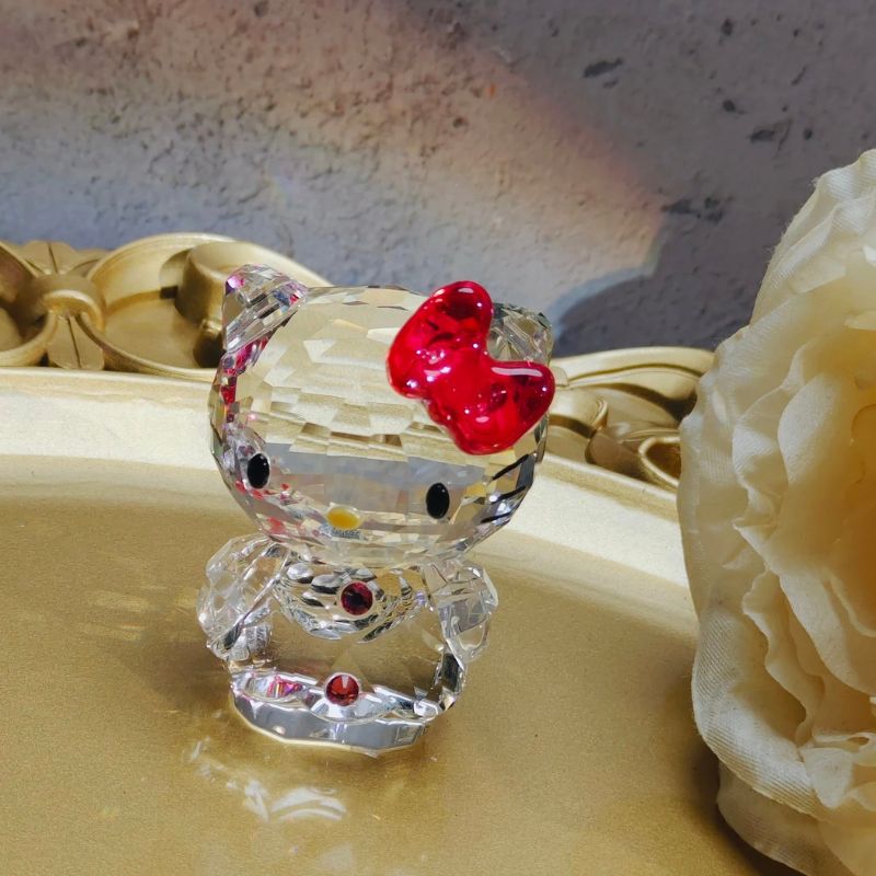 Handmade Crystal HelloKitty Ornament Resin Mold（side-cut mold