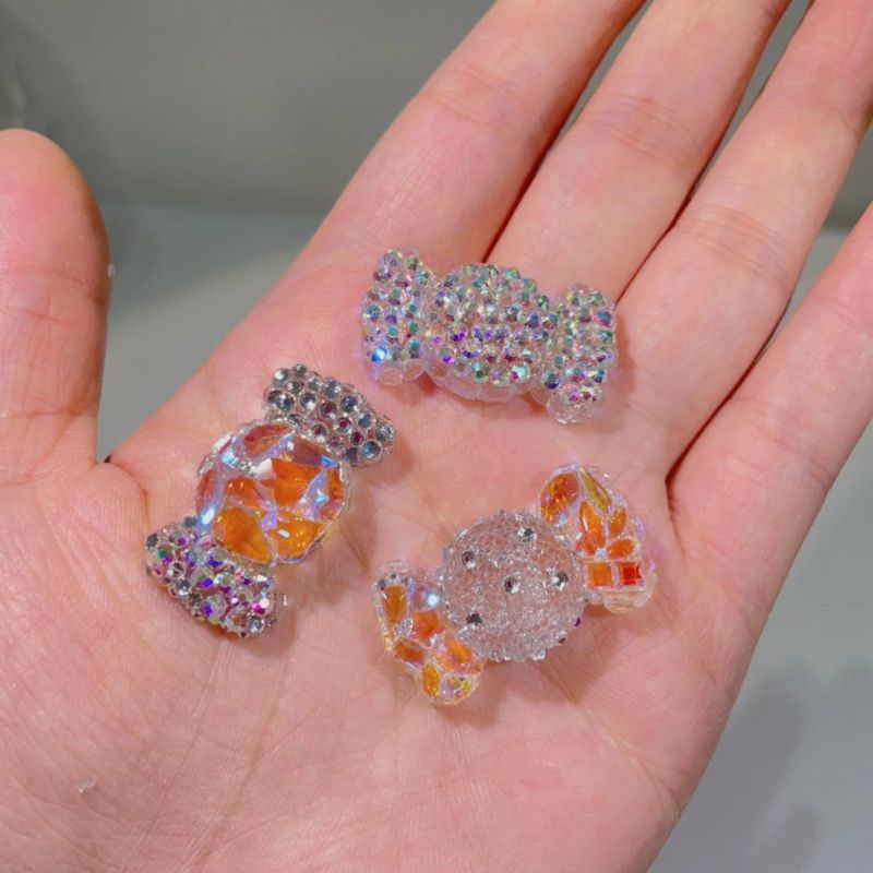 Molde de resina para caramelos de 3 diamantes hecho a mano