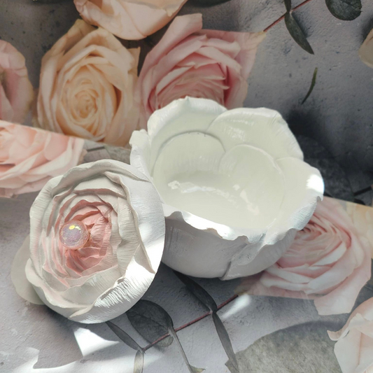 Handmade Extra Large Capacity Rose Storage Box Resin Mold