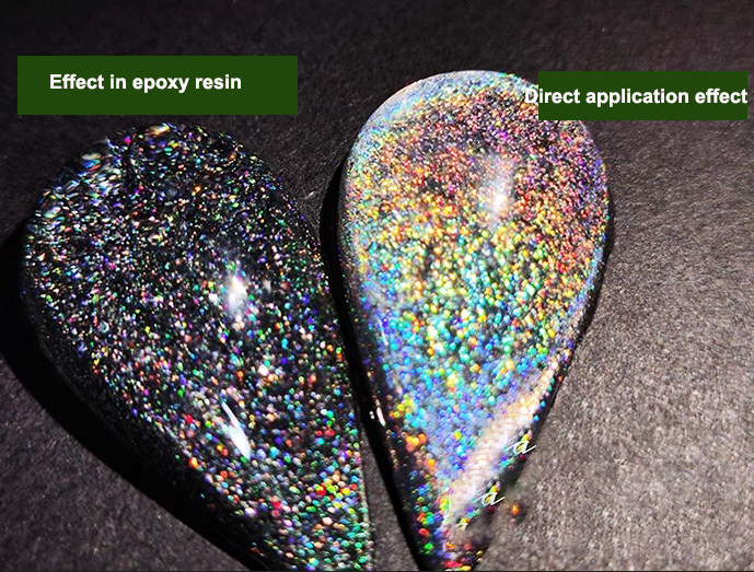 Brillantina holográfica ultra brillante