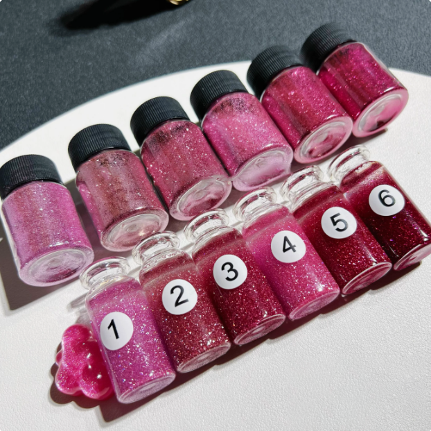 IntoResin - 6 piezas de polvo de diamante antihundimiento para resina, diseño de hermosas puestas de sol y leyendas del océano