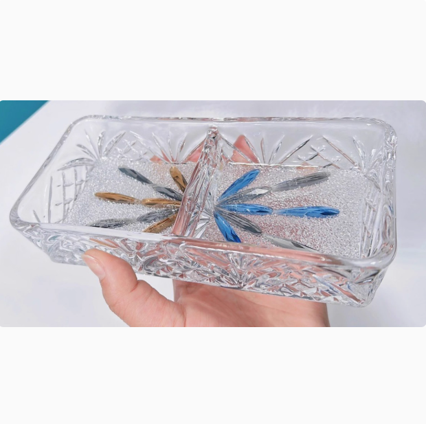 Handmade Diamond Rectangle Divider Storage Resin Molds