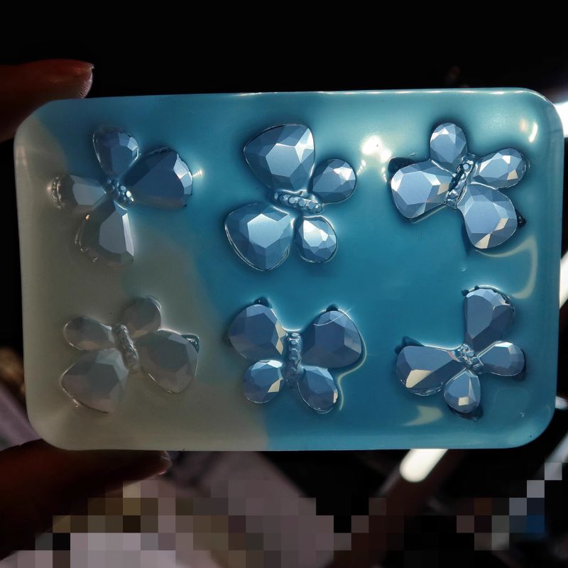 Handmade Diamond Small Butterfly Decoration Resin Mold