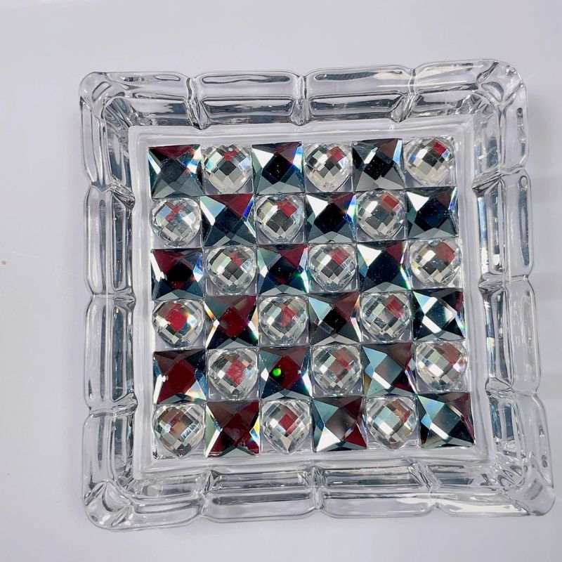 Molde de resina para guardar cubitos de hielo de diamante hecho a mano