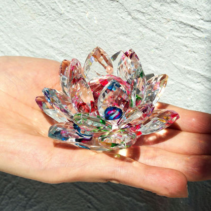 Handmade Crystal Lotus Ornament Resin Mold