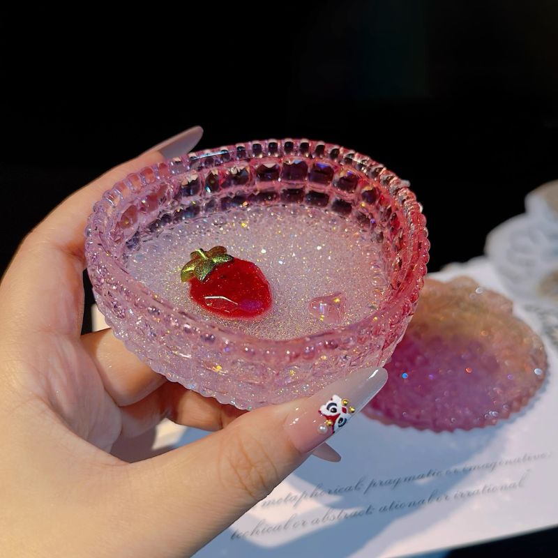 Molde de resina para caja de almacenamiento de fresas con diamantes hecho a mano