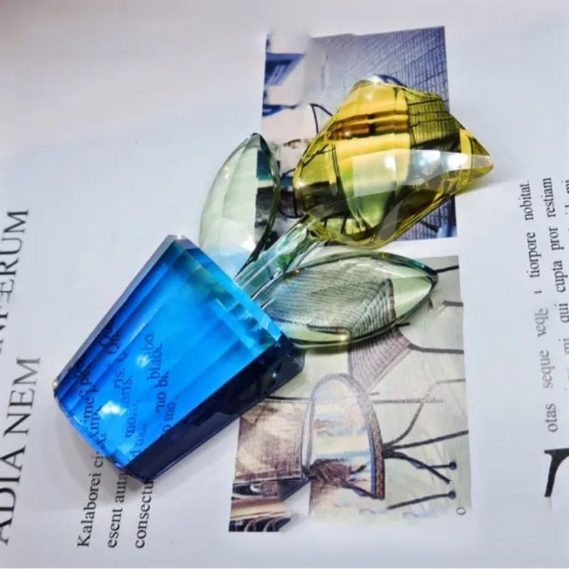 Molde de resina para adorno de maceta de cristal hecho a mano