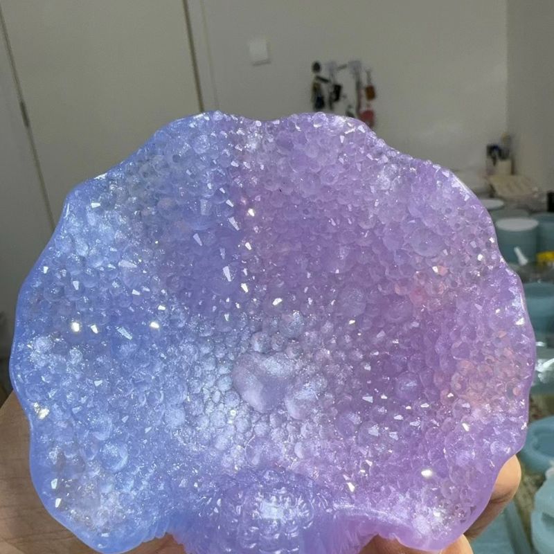 Handmade Heart of the Ocean Diamond Shell Ornament Resin Mold
