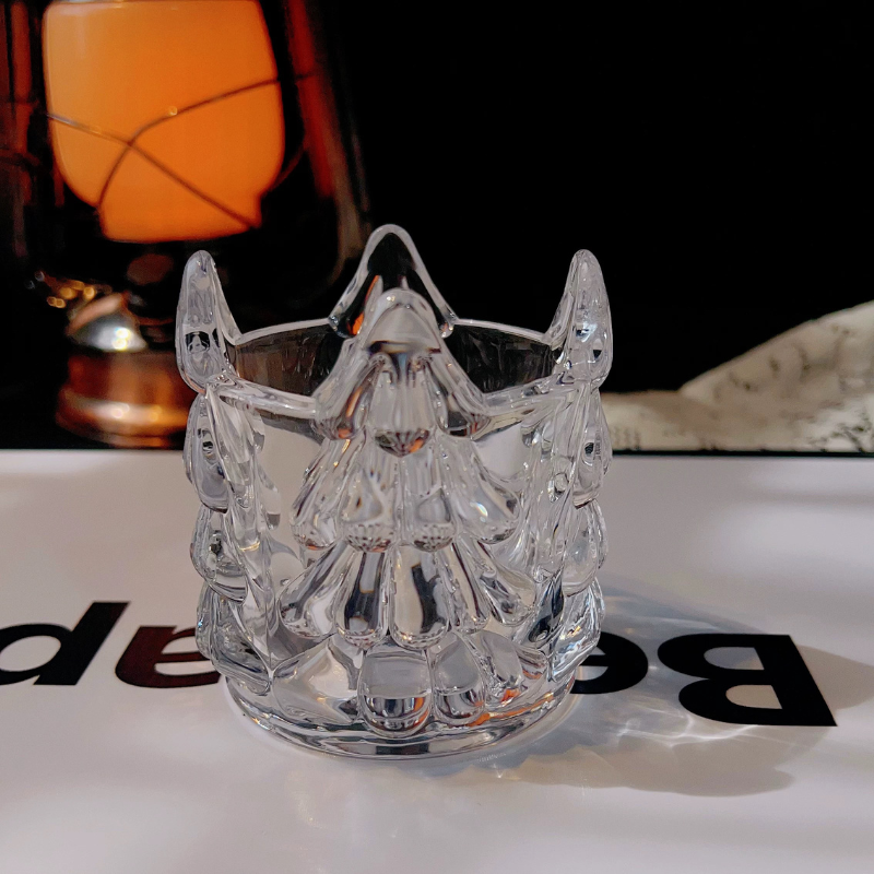 Moldes de resina para porta bolígrafos con flores navideñas de cristal hechos a mano