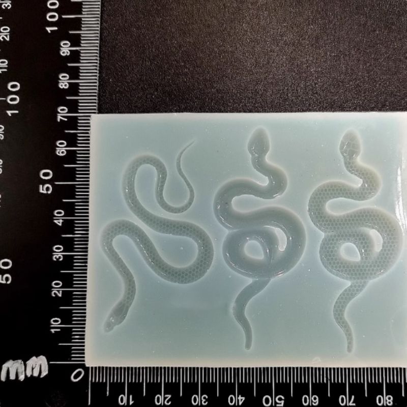 Pendientes de serpiente hechos a mano, colgantes, accesorios de joyería, moldes de resina