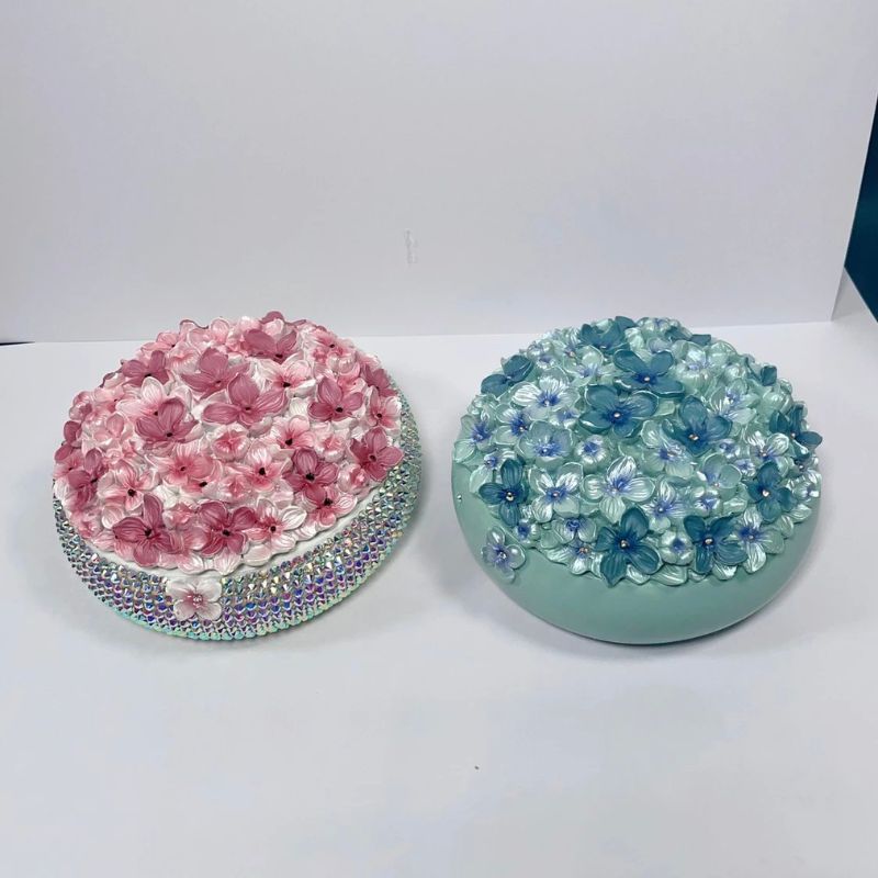 Handmade Super Fabulous Flower Storage Box Resin Molds