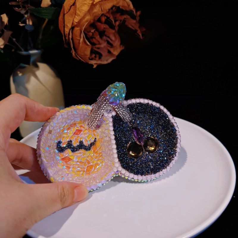 Moldes de resina para platos pequeños con forma de cereza y diamante hechos a mano