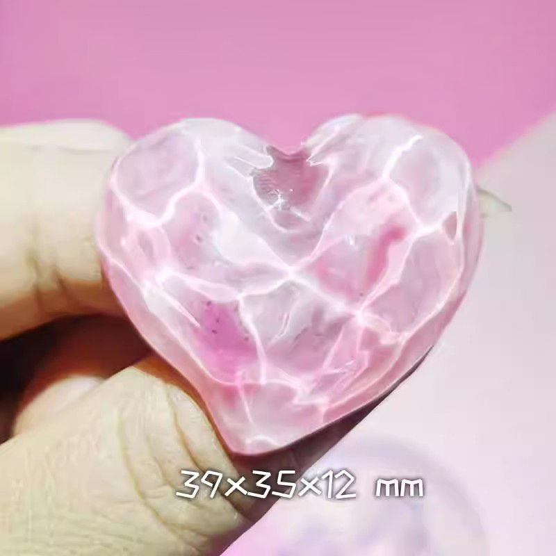 Molde de resina para accesorios con ondas de agua de amor hecho a mano