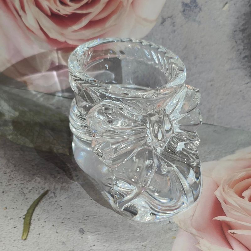 Molde de resina para guardar botas con lazo de cristal hecho a mano