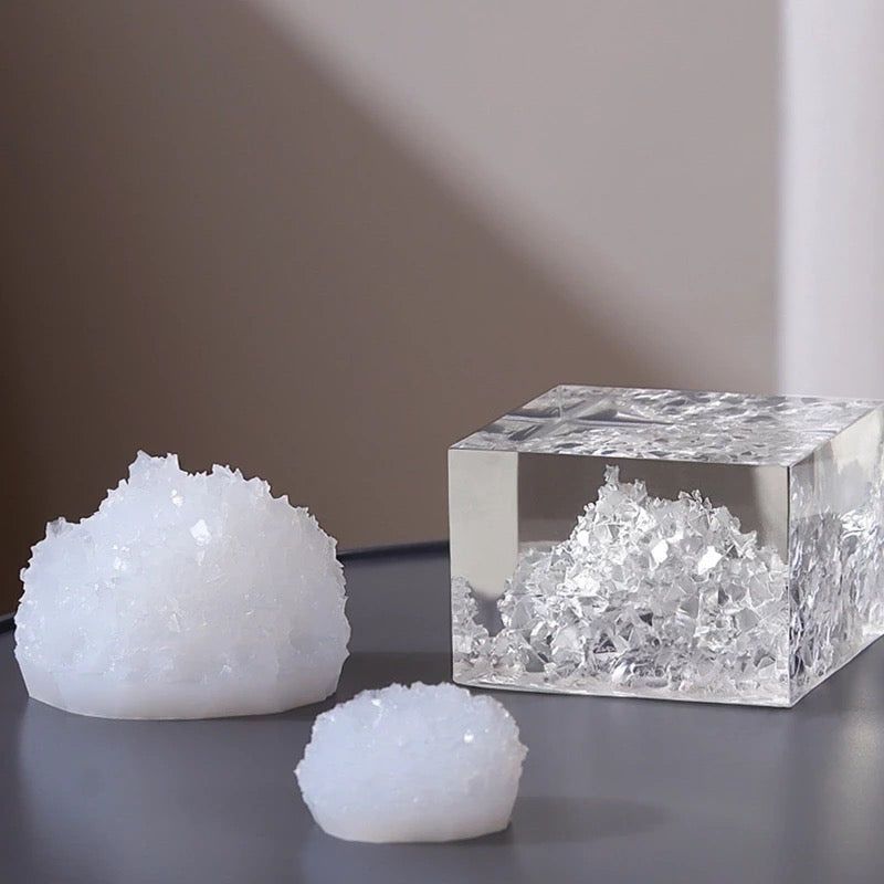 9pcs Resin Filling Decoration Crystal Cluster for Silicone Resin Mold
