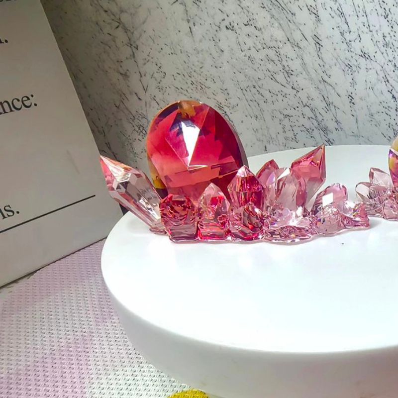 Handmade Ultra Bright Cluster Crystal Ornament Resin Molds