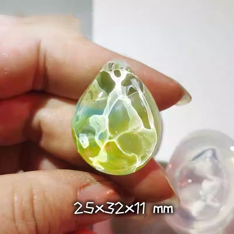 Molde para accesorios de joyería con ondas de agua hecho a mano