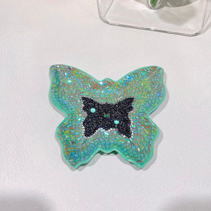 Handmade Diamond Butterfly Tray Resin Mold