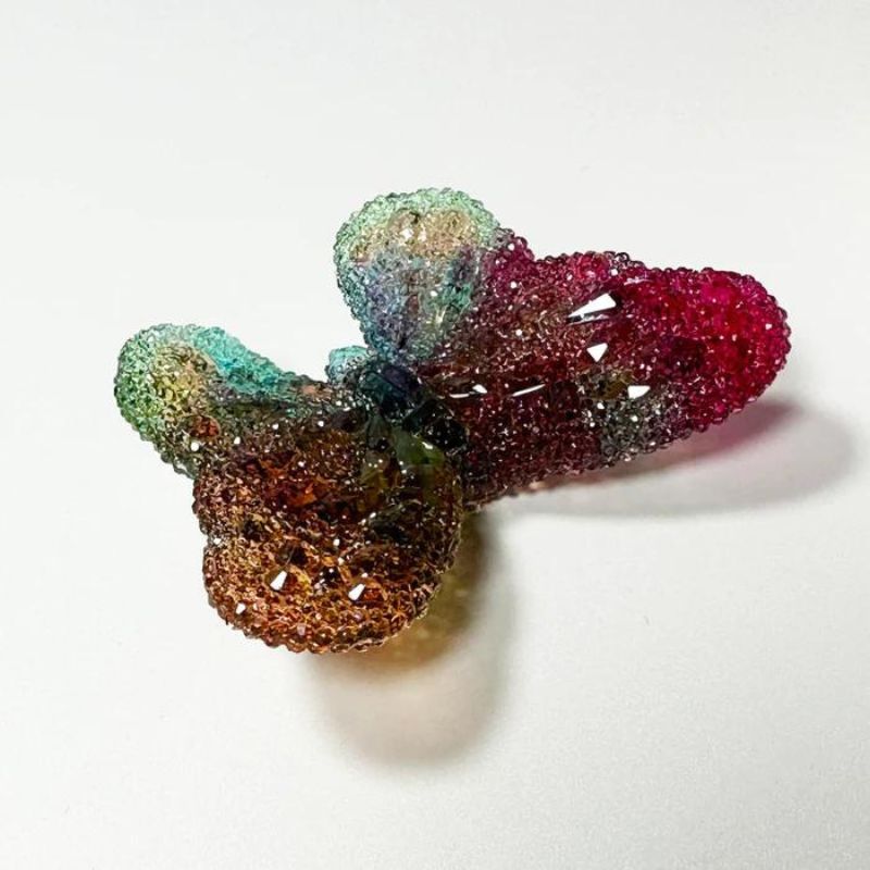 Handmade Diamond Butterfly Brooch Decoration Resin Molds